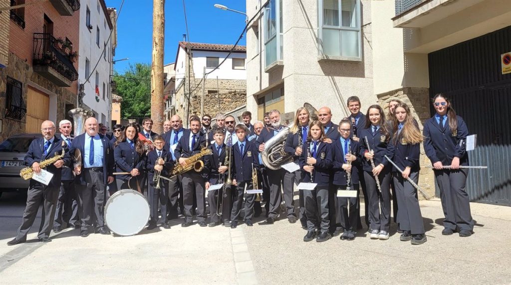 Zaragoza.- La banda de música de San Martín de la Virgen del Moncayo celebra 170 años de historia ininterrumpidos